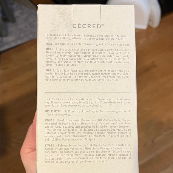 CéCRED Fermented Rice & Rose Protein Ritual Set - Picture 3 of 5